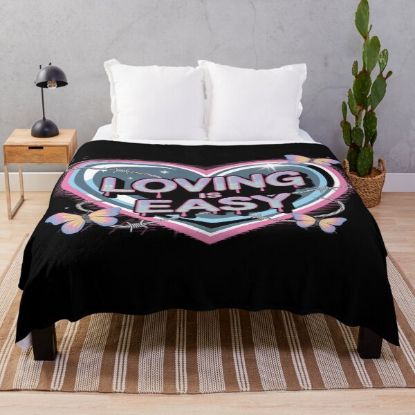 Item preview, LOVING IS EASY designed and sold by quotesdesignss.