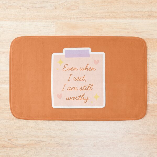 Item preview, “Even When I Rest, I Am Still Worthy” Note designed and sold by EuphoriaWithin.