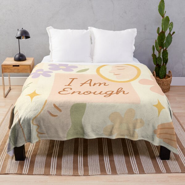 Item preview, “I Am Enough – Pastel Healing Collage designed and sold by EuphoriaWithin.