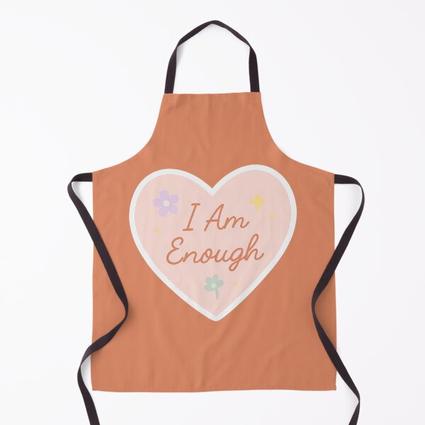 Item preview, “I Am Enough” Heart Sticker designed and sold by EuphoriaWithin.