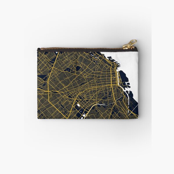 Item preview, Buenos Aires City Map of Argentina - Gold Art Deco designed and sold by deMAP.