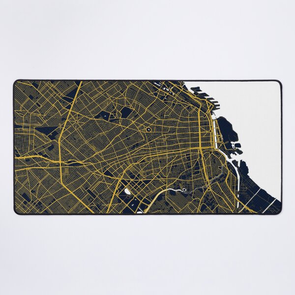 Item preview, Buenos Aires City Map of Argentina - Gold Art Deco designed and sold by deMAP.