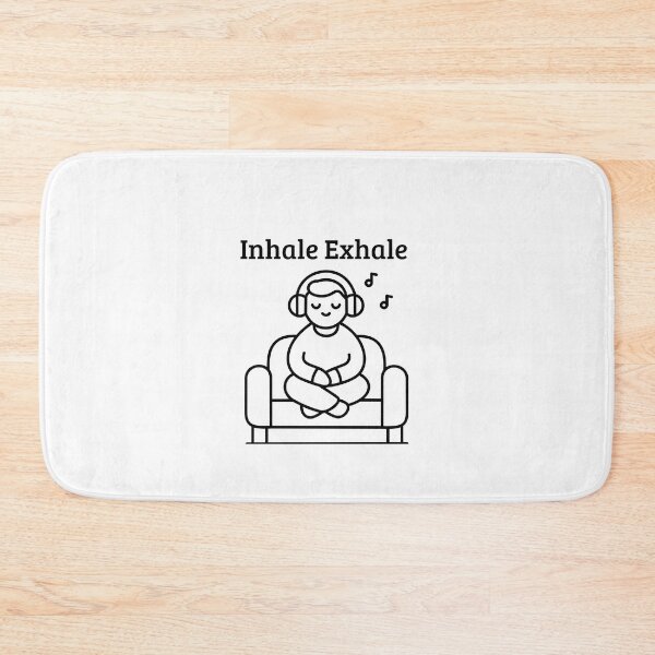 Artikelvorschau, Inhale Exhale – minimalistisches Design mit ruhiger Atmung entworfen und verkauft von Grindwear-Lab.