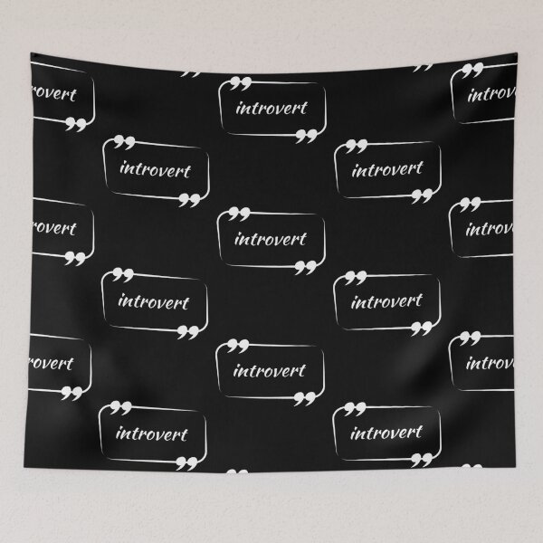 Item preview, Introvert with white frame designed and sold by LiskoDesign.