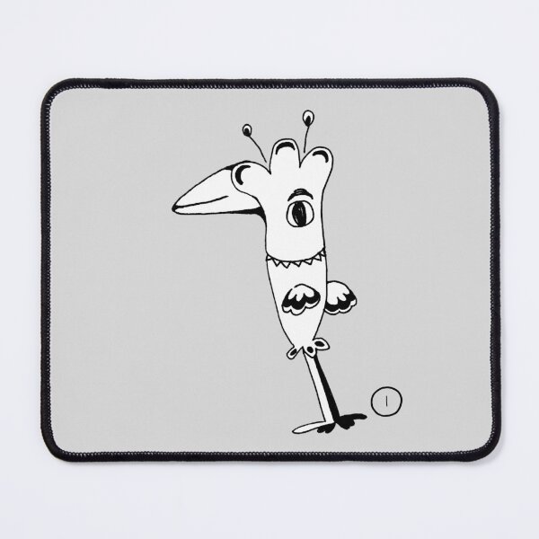 Item preview, Surreal Bird of Covenant Connection|Vav ו|Hebrew Letter Art|Black and White Design designed and sold by Aster Atelier.
