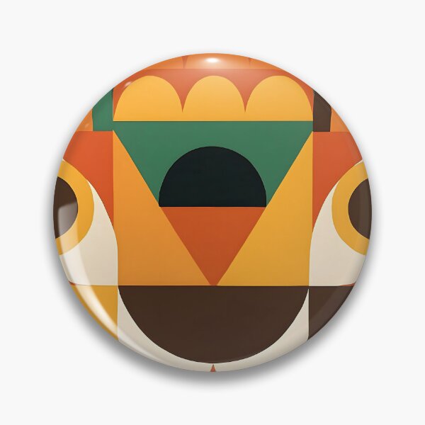 Item preview, Geometric Lion Face in Vibrant Colors - Abstract Animal Art Canvas Print designed and sold by FestivityFinds.