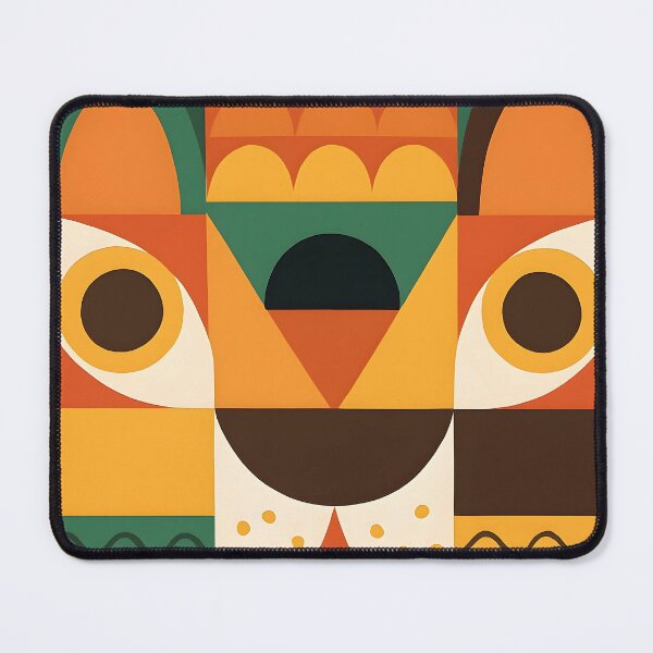 Item preview, Geometric Lion Face in Vibrant Colors - Abstract Animal Art Canvas Print designed and sold by FestivityFinds.