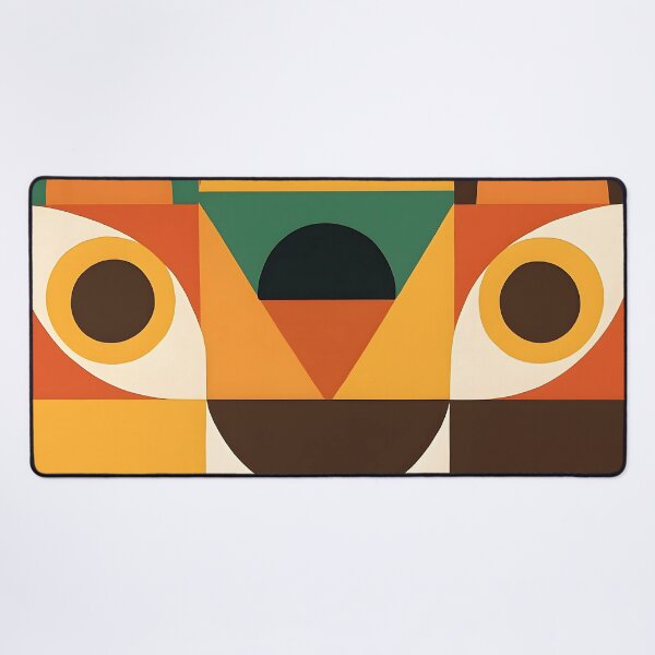Item preview, Geometric Lion Face in Vibrant Colors - Abstract Animal Art Canvas Print designed and sold by FestivityFinds.