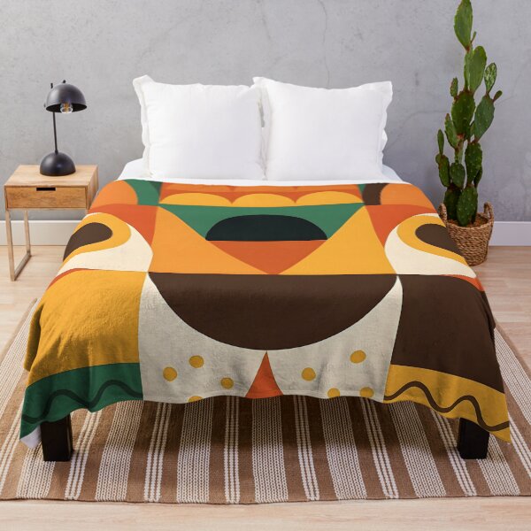 Item preview, Geometric Lion Face in Vibrant Colors - Abstract Animal Art Canvas Print designed and sold by FestivityFinds.