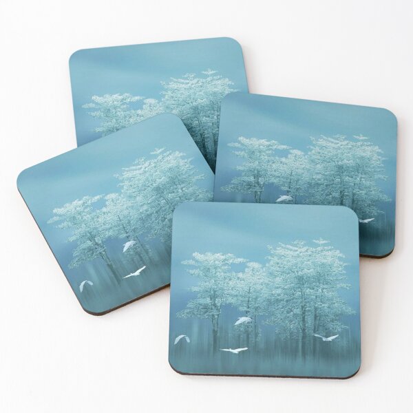 Item preview, beautiful drawing of dispersion of light forested forest design designed and sold by NivyasArtistry.