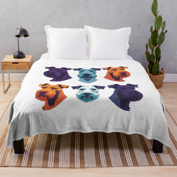 Item preview, Airedale Terrier colored designed and sold by Airedaleandwell.