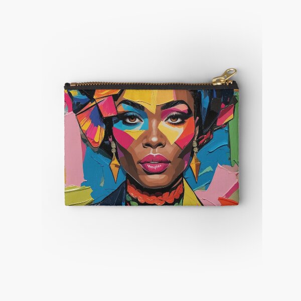 Item preview, Vibrant Abstract Portrait of a Woman with Bold Colors and Geometric Patterns designed and sold by Rue Design Company.