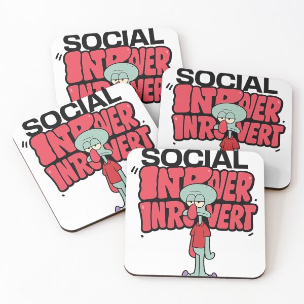 Item preview, Social Introvert Cartoon Design – Relatable Introvert Humor Gift designed and sold by Tohiddesign.