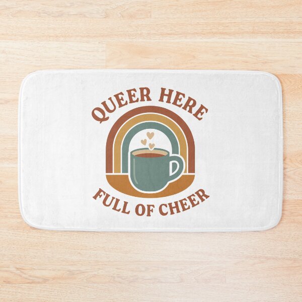 Item preview, Queer Here Full Of Cheer: Cozy Pride LGBTQ Aesthetic Art designed and sold by elynne9.