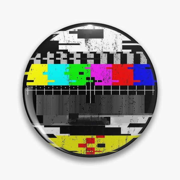 Item preview,  90's TV Test glitch pattern designed and sold by Josinta.