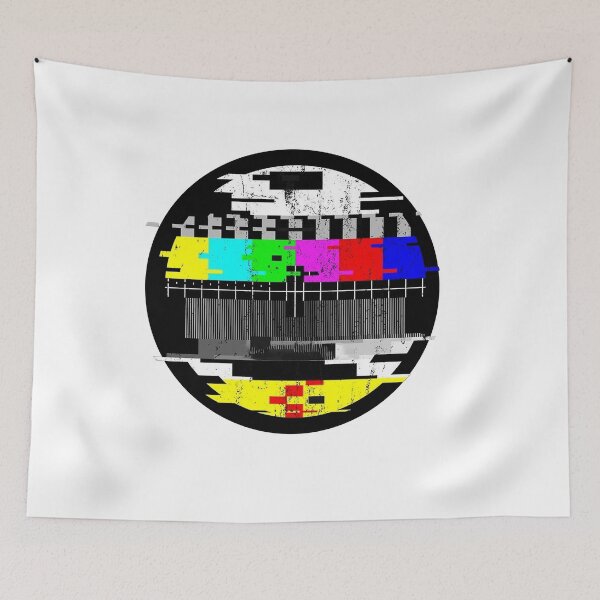 Item preview,  90's TV Test glitch pattern designed and sold by Josinta.