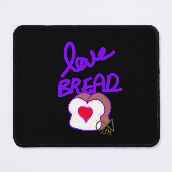 Item preview, LaMaisonOfMY Love or Bread? Toasty Dilemma - Cute Handdrawn Bread COLLECTION No.1 ON BLACK designed and sold by LaMaisonOfMY.