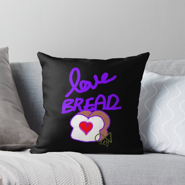 Item preview, LaMaisonOfMY Love or Bread? Toasty Dilemma - Cute Handdrawn Bread COLLECTION No.1 ON BLACK designed and sold by LaMaisonOfMY.