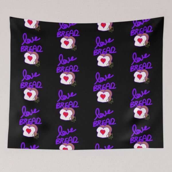 Item preview, LaMaisonOfMY Love or Bread? Toasty Dilemma - Cute Handdrawn Bread COLLECTION No.1 ON BLACK designed and sold by LaMaisonOfMY.