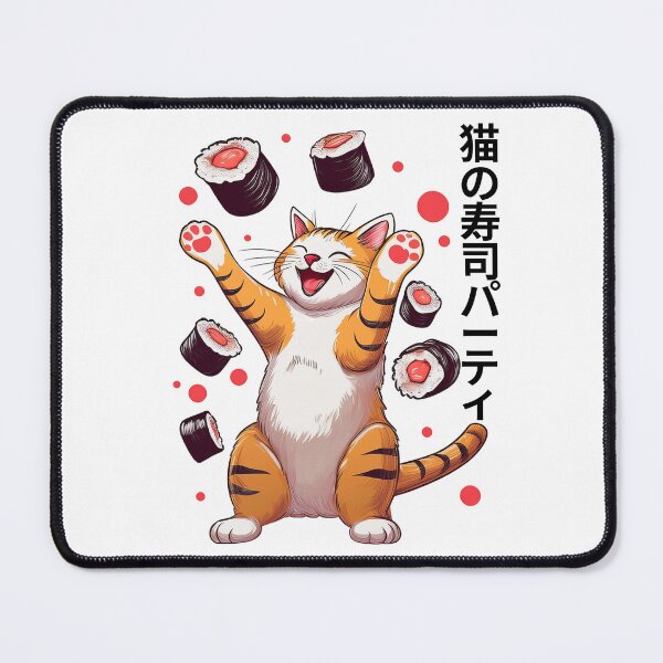 Item preview, Cat Sushi Party designed and sold by Feline Fierce.