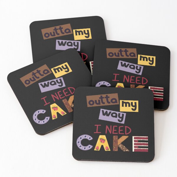 Item preview, Design with Text outta my way I need Cake designed and sold by ChantellaGF.