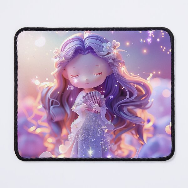 Item preview, Venus of Serenity – Chibi Goddess in a Dreamy Realm designed and sold by GoldenChiArt.