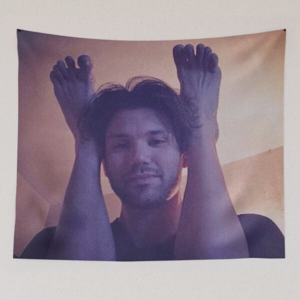 Item preview, Ryan Ross Feet Tapestry designed and sold by kenzieprotos.