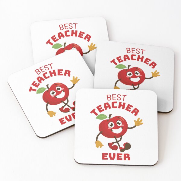 Item preview, Best Teacher ever Funny Cartoon Apple designed and sold by Art-of-Rory.