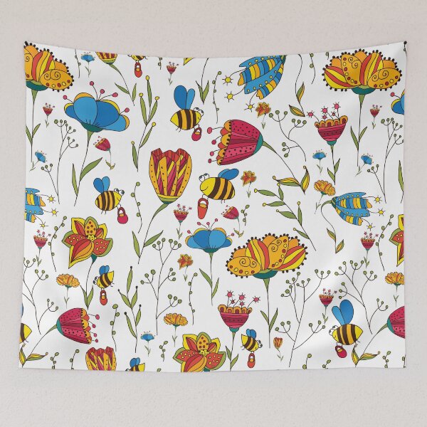 Item preview, Folk Garden Buzz designed and sold by AlisaArtDecor.