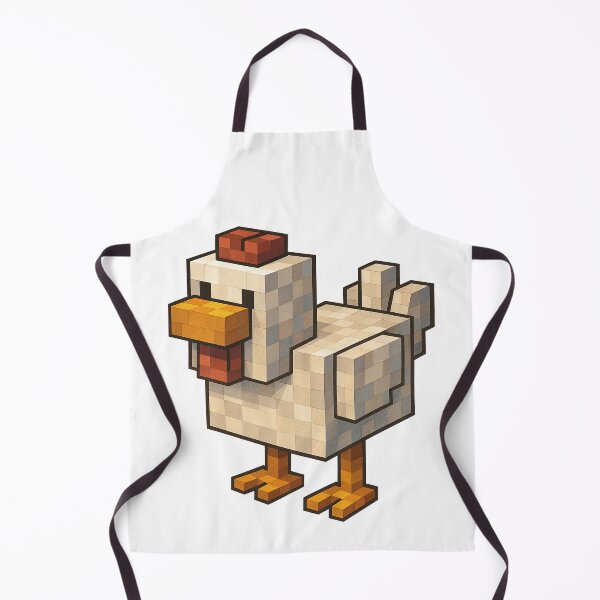 Item preview, Pixel Chicken – Proud Bird in Blocky Retro Style designed and sold by Kubala.