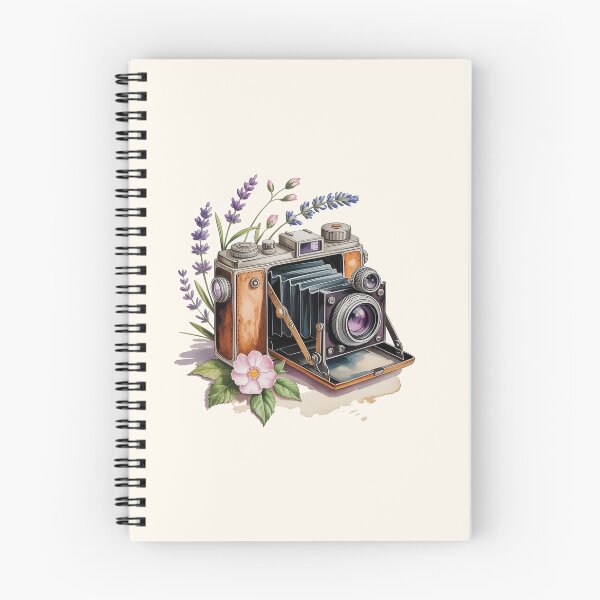 Item preview, Watercolor Camera Floral designed and sold by Roya10.