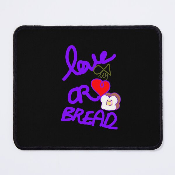 Item preview, LaMaisonOfMY Love or Bread? Toasty Dilemma - Cute Handdrawn Bread COLLECTION No.2 ON BLACK designed and sold by LaMaisonOfMY.