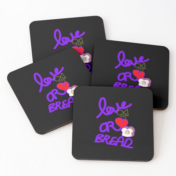 Item preview, LaMaisonOfMY Love or Bread? Toasty Dilemma - Cute Handdrawn Bread COLLECTION No.2 ON BLACK designed and sold by LaMaisonOfMY.