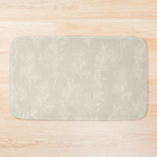 Item preview, Botanical Cottage Floral Pattern in Light Mushroom Beige and Cream designed and sold by kierkegaard.