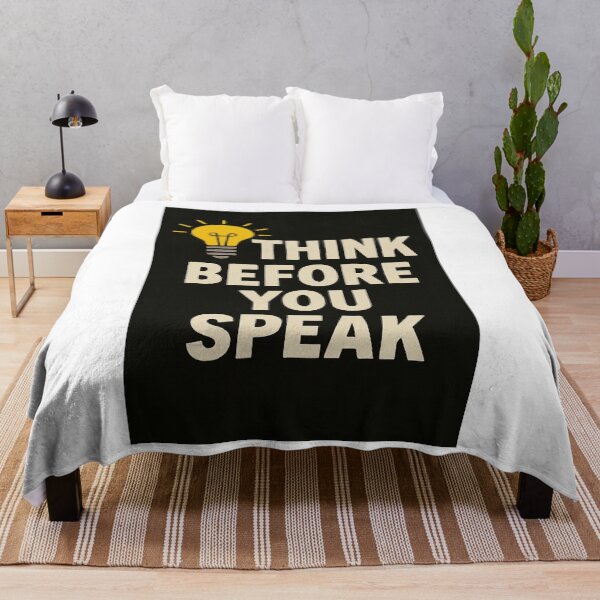Item preview, THINK BEFORE YOU SPEAK designed and sold by Norswear.