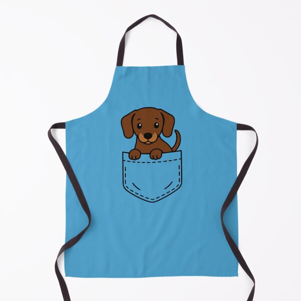 Aperçu de l'œuvre Chiot teckel mignon Pocket Pal drôle de chien Doxie créée et vendue par chrisrivait.