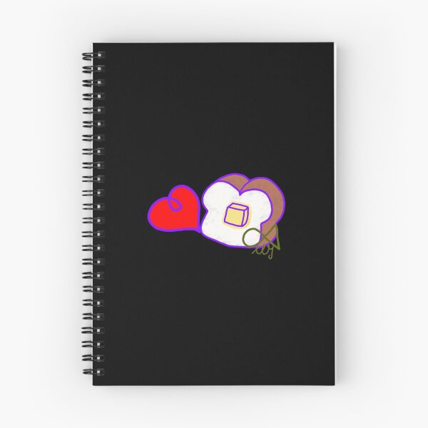 Item preview, LaMaisonOfMY Love or Bread? Toasty Dilemma - Cute Handdrawn Bread COLLECTION No.4 ON BLACK designed and sold by LaMaisonOfMY.