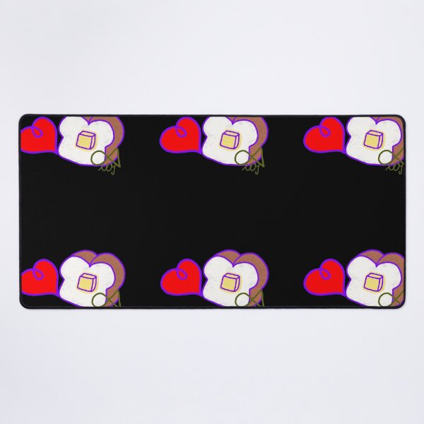 Item preview, LaMaisonOfMY Love or Bread? Toasty Dilemma - Cute Handdrawn Bread COLLECTION No.4 ON BLACK designed and sold by LaMaisonOfMY.