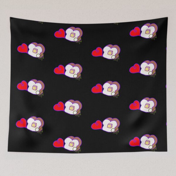 Item preview, LaMaisonOfMY Love or Bread? Toasty Dilemma - Cute Handdrawn Bread COLLECTION No.4 ON BLACK designed and sold by LaMaisonOfMY.