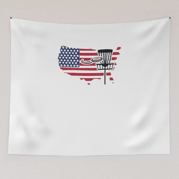 Item preview, Disc Golf American Flag V4 designed and sold by TeeTimeGuys.