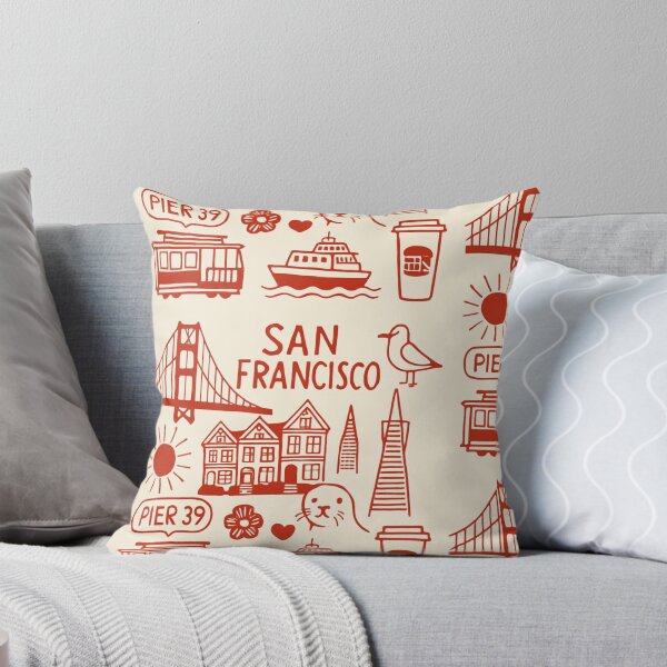 Item preview, San Francisco City Doodles – Travel Aesthetic Design designed and sold by GracefulPODshop.