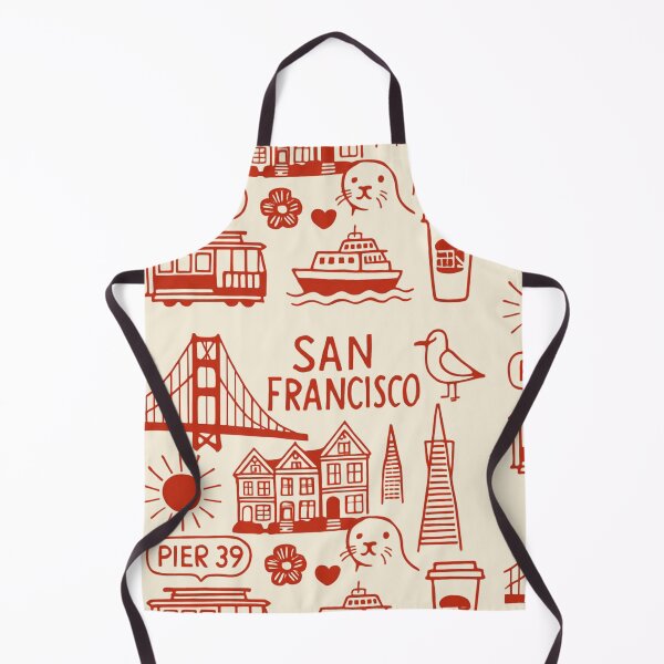 Item preview, San Francisco City Doodles – Travel Aesthetic Design designed and sold by GracefulPODshop.