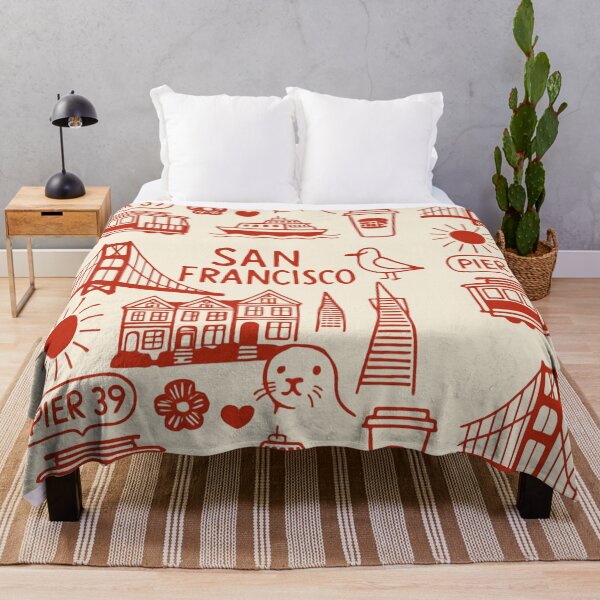 Item preview, San Francisco City Doodles – Travel Aesthetic Design designed and sold by GracefulPODshop.