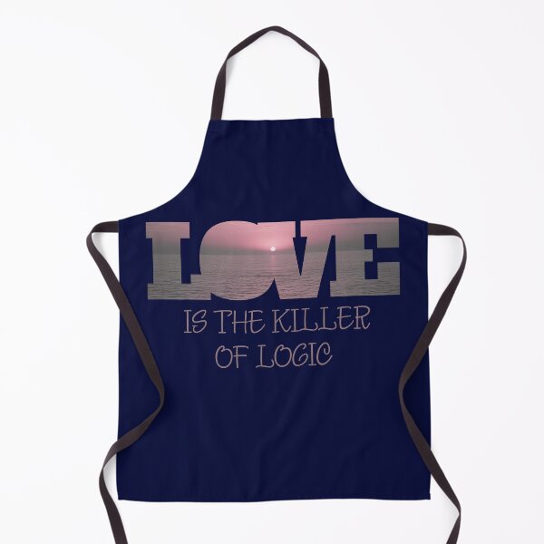 Item preview, Sunset Love Quote T-Shirt – Love Is the Killer of Logic designed and sold by SmyrnaArtGalery.