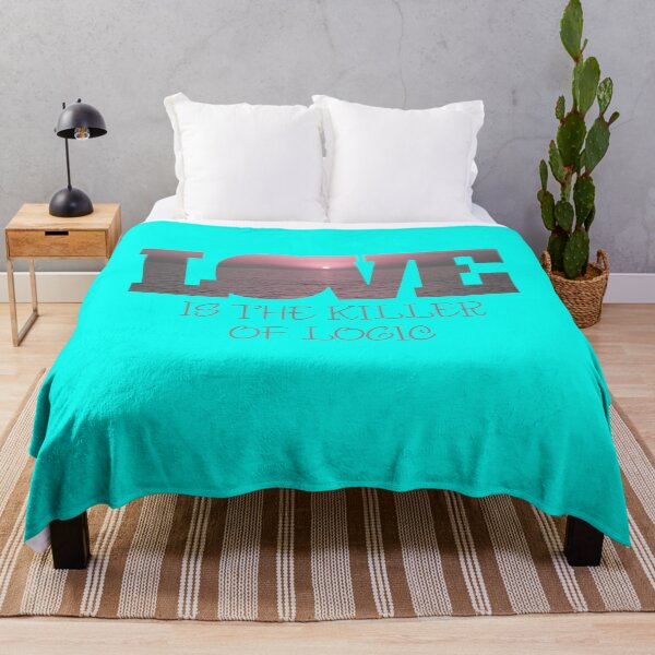Item preview, Sunset Love Quote T-Shirt – Love Is the Killer of Logic designed and sold by SmyrnaArtGalery.