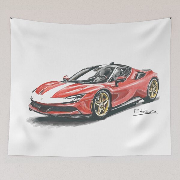 Item preview, SF90 in red. designed and sold by Francohanekom.