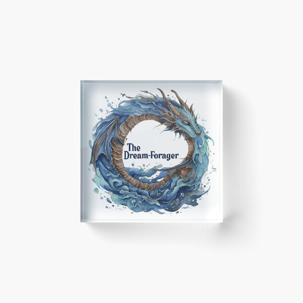 Item preview, Celestial Dragon - Circular Watercolor Art designed and sold by ArtisticDesignsbyLinda.