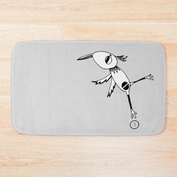 Item preview, Surreal Bird of Reverent Headship｜Resh ר｜Hebrew Letter Art｜Black and White Design designed and sold by Aster Atelier.