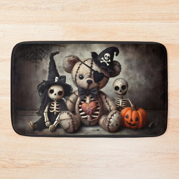 Item preview, "Halloween Ted and friends" designed and sold by JacquiTaylorArt.