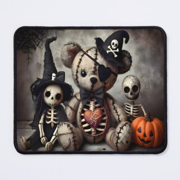 Item preview, "Halloween Ted and friends" designed and sold by JacquiTaylorArt.